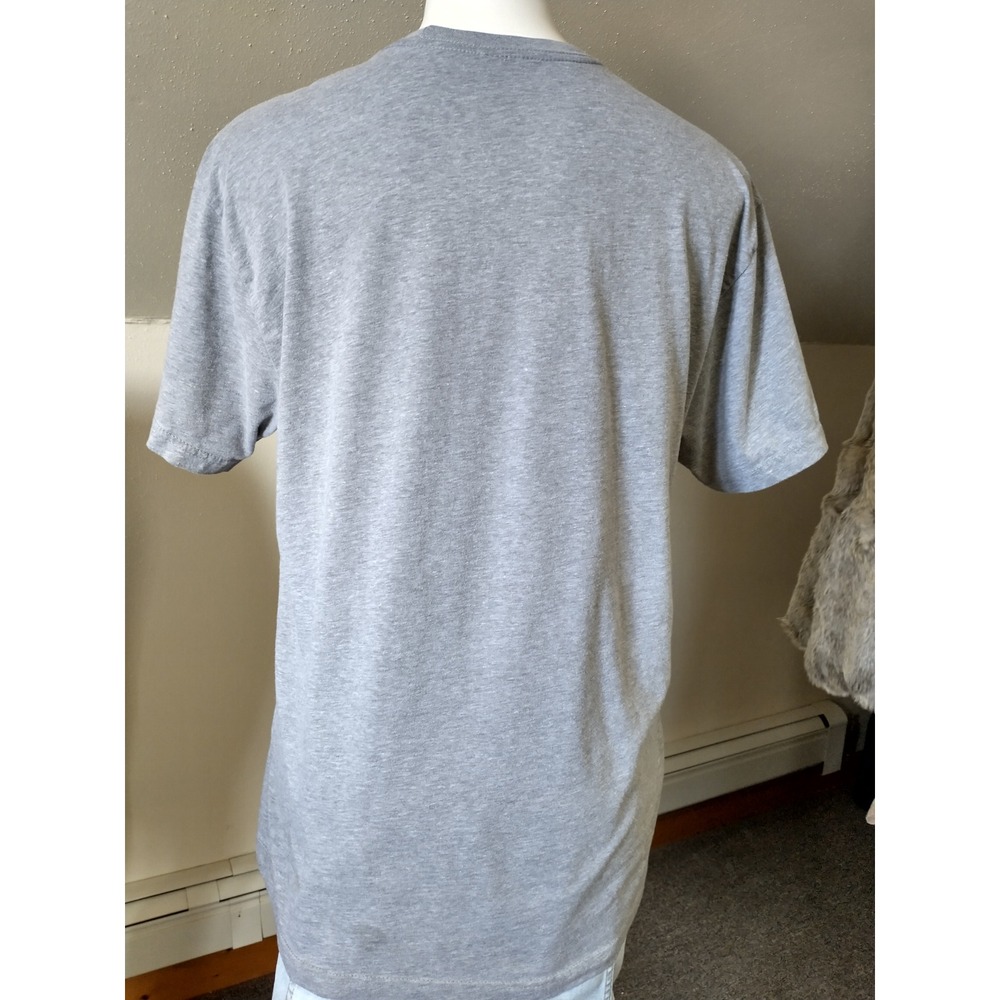 Vintage Americana Pendleton Whisky Let'er Buck Graphic T-Shirt Gray Short Sleeve - Picture 2 of 8